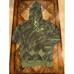 Nike Sportswear Sport Essentials Men Camo Pullover Hoodie DD5126 326 Size Small